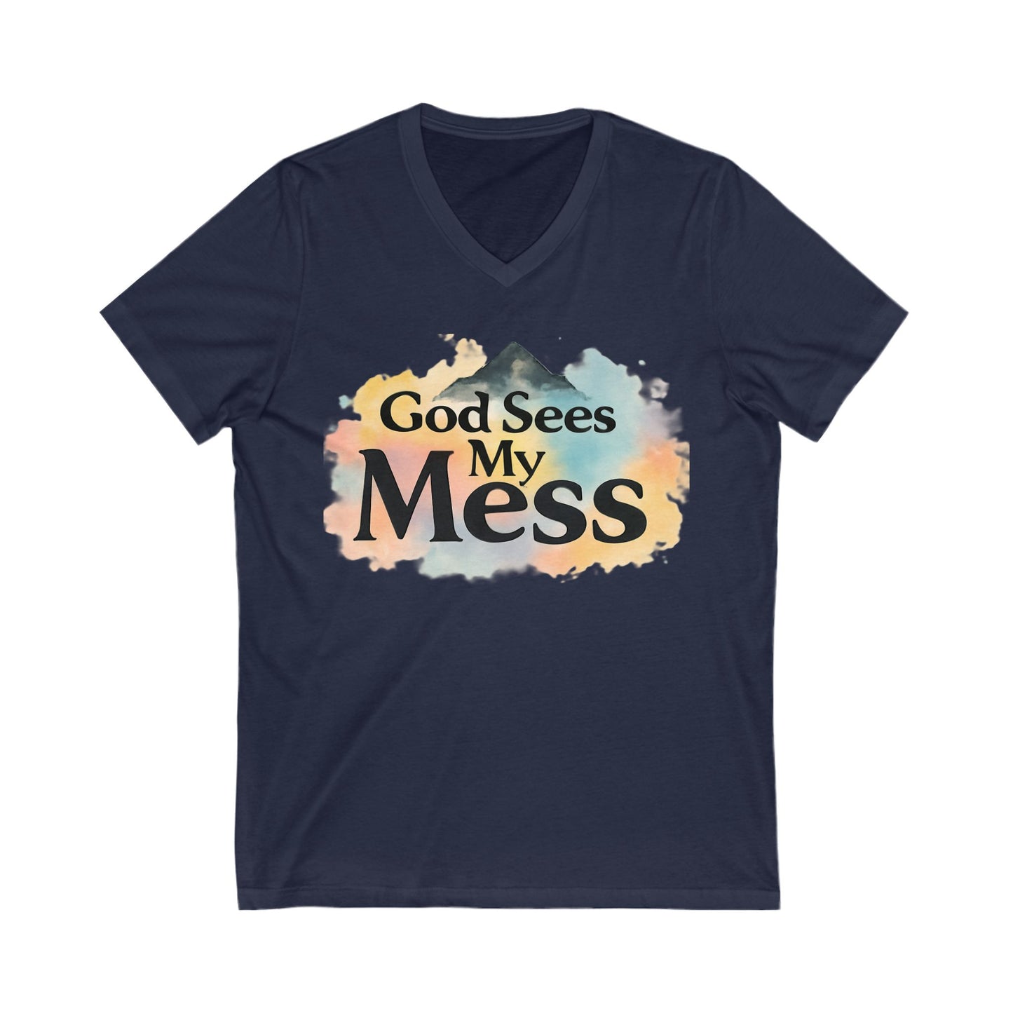 God Sees My Mess Christian Hoodie