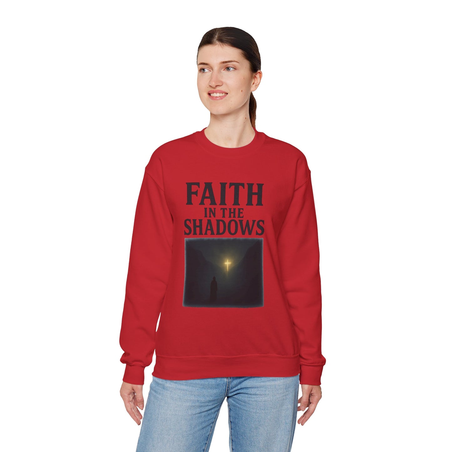 Faith in the Shadows - Inspirational Christian T-Shirt