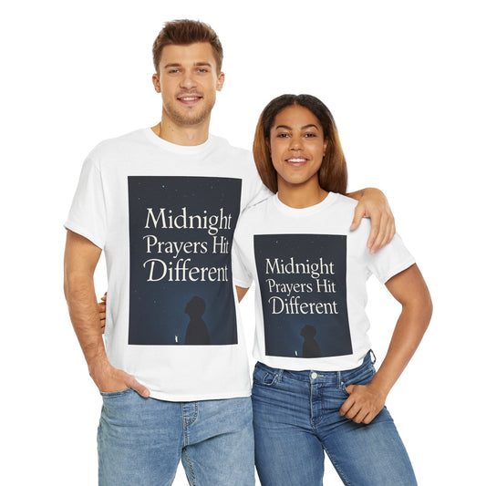 Midnight Prayers Hit Different Christian T-Shirt