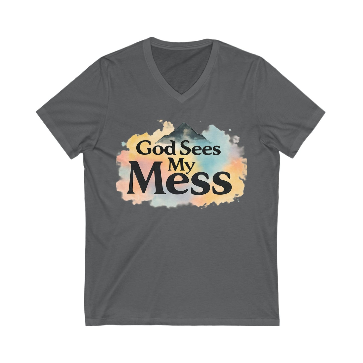 God Sees My Mess Christian Hoodie