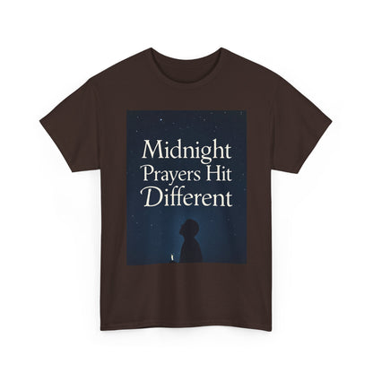 Midnight Prayers Hit Different Christian T-Shirt