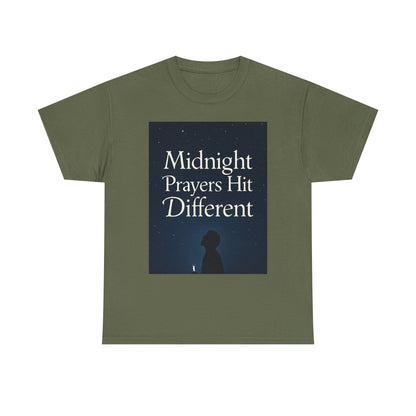 Midnight Prayers Hit Different Christian T-Shirt