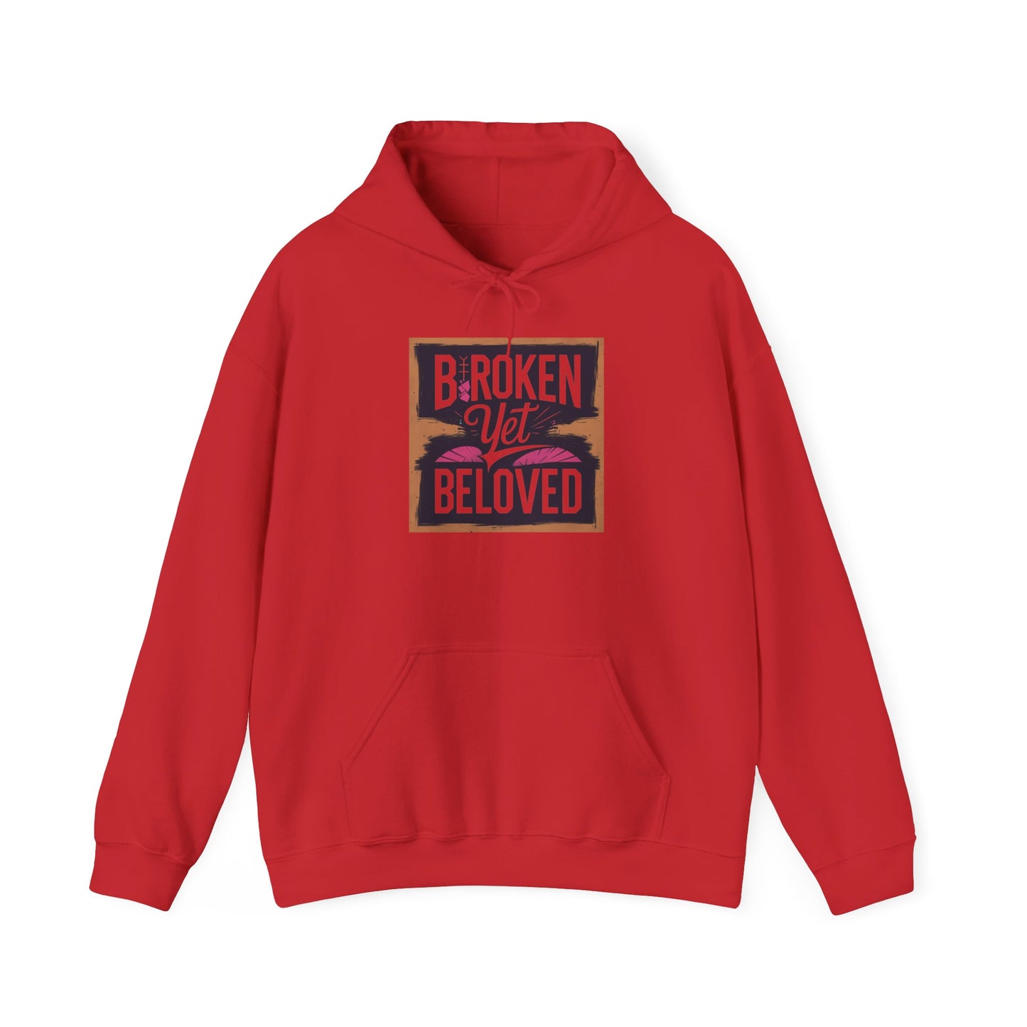 Faithful Threads: Broken Yet Beloved Christian T-Hoodie
