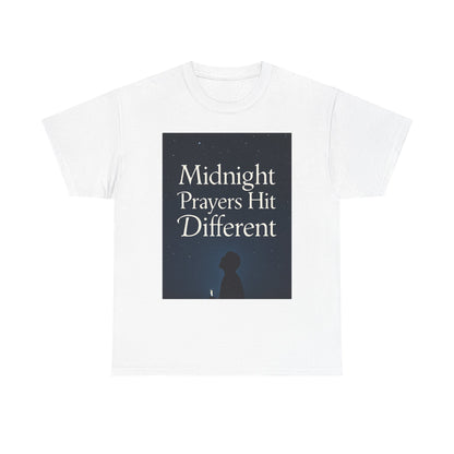 Midnight Prayers Hit Different Christian T-Shirt