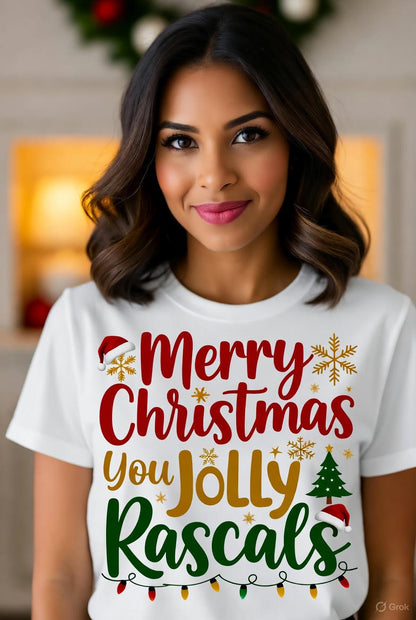 Jolly Rascals Funny Christmas T-shirts