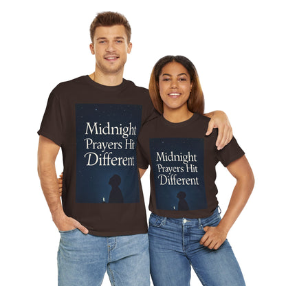 Midnight Prayers Hit Different Christian T-Shirt