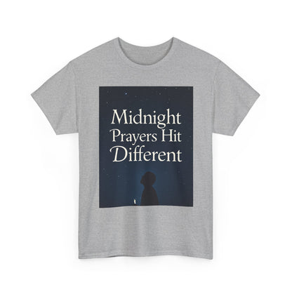 Midnight Prayers Hit Different Christian T-Shirt
