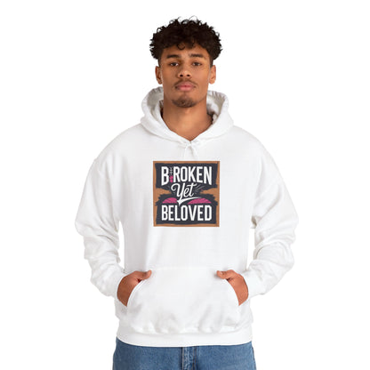 Faithful Threads: Broken Yet Beloved Christian T-Hoodie