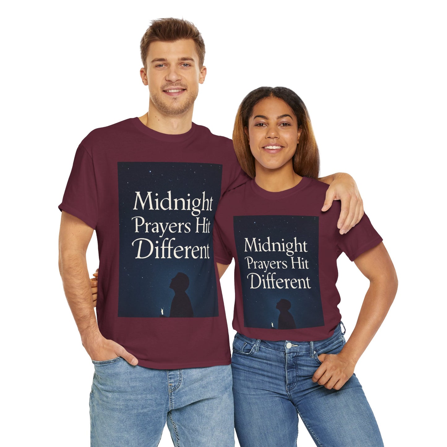 Midnight Prayers Hit Different Christian T-Shirt