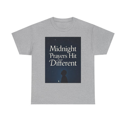 Midnight Prayers Hit Different Christian T-Shirt