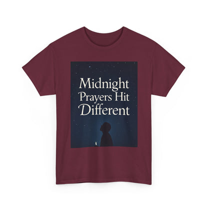 Midnight Prayers Hit Different Christian T-Shirt