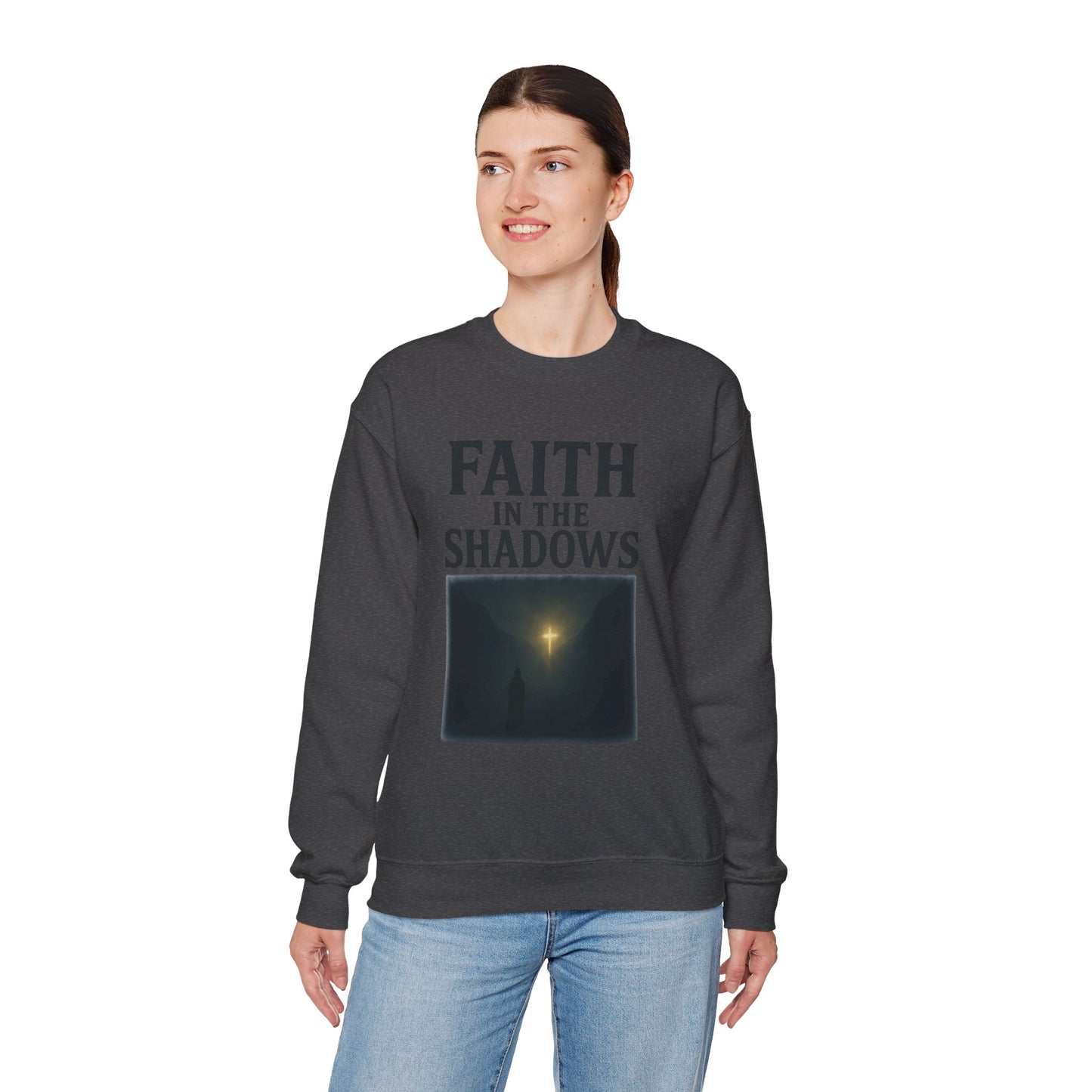 Faith in the Shadows - Inspirational Christian T-Shirt
