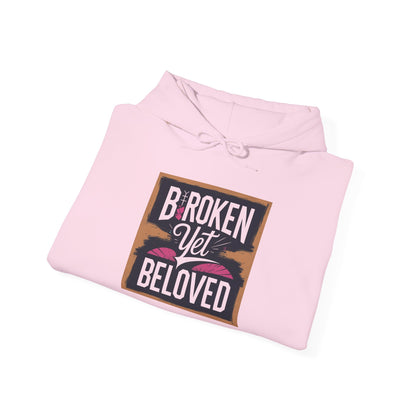 Faithful Threads: Broken Yet Beloved Christian T-Hoodie