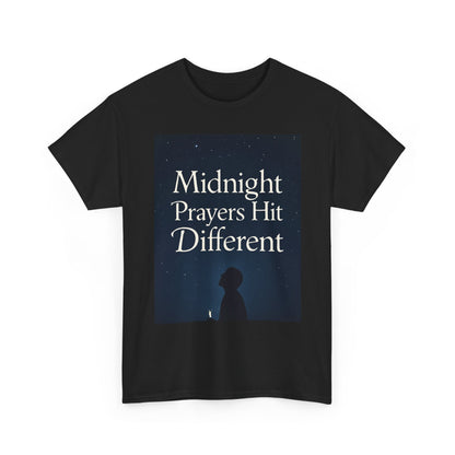 Midnight Prayers Hit Different Christian T-Shirt