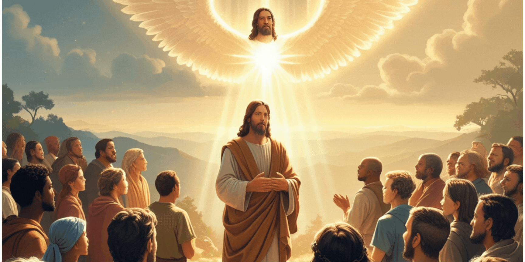 Image of Jesus' Sermon n the mountain as Hero Image